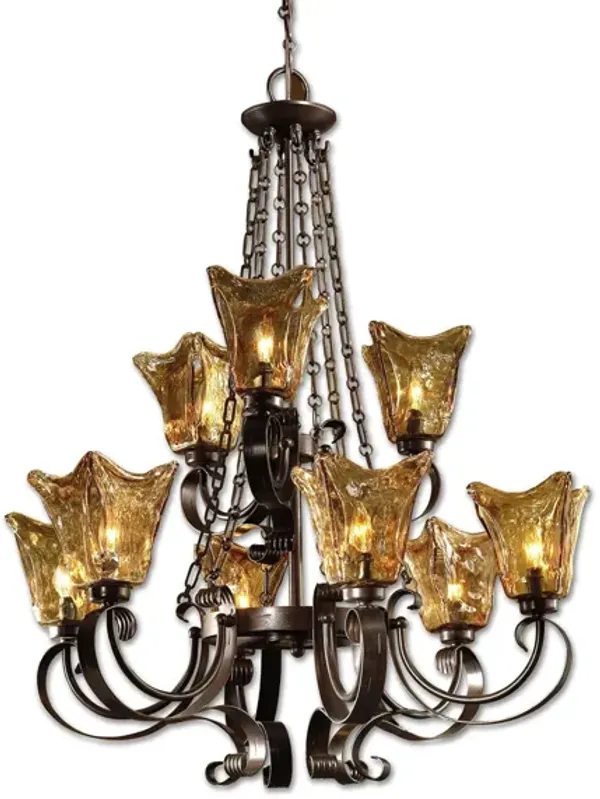 Vetraio Nine-Light Chandelier