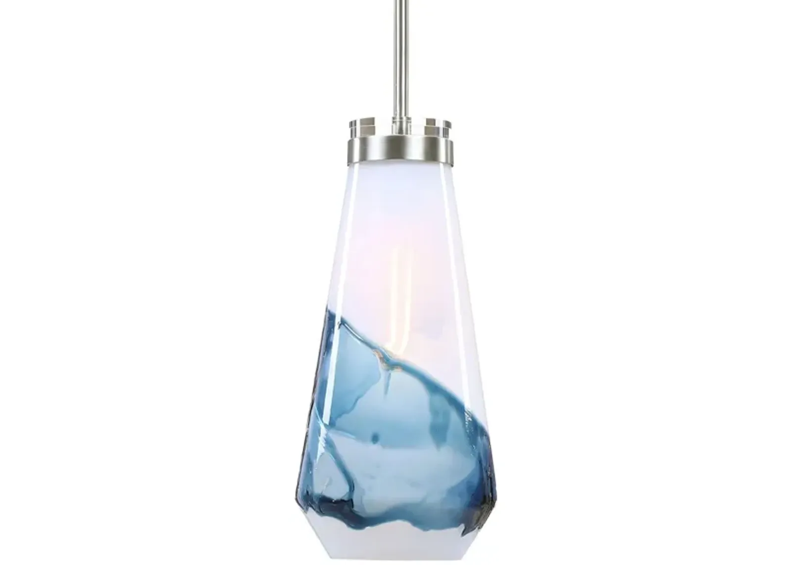 Windswept Mini Pendant Light in Blue;White by Uttermost