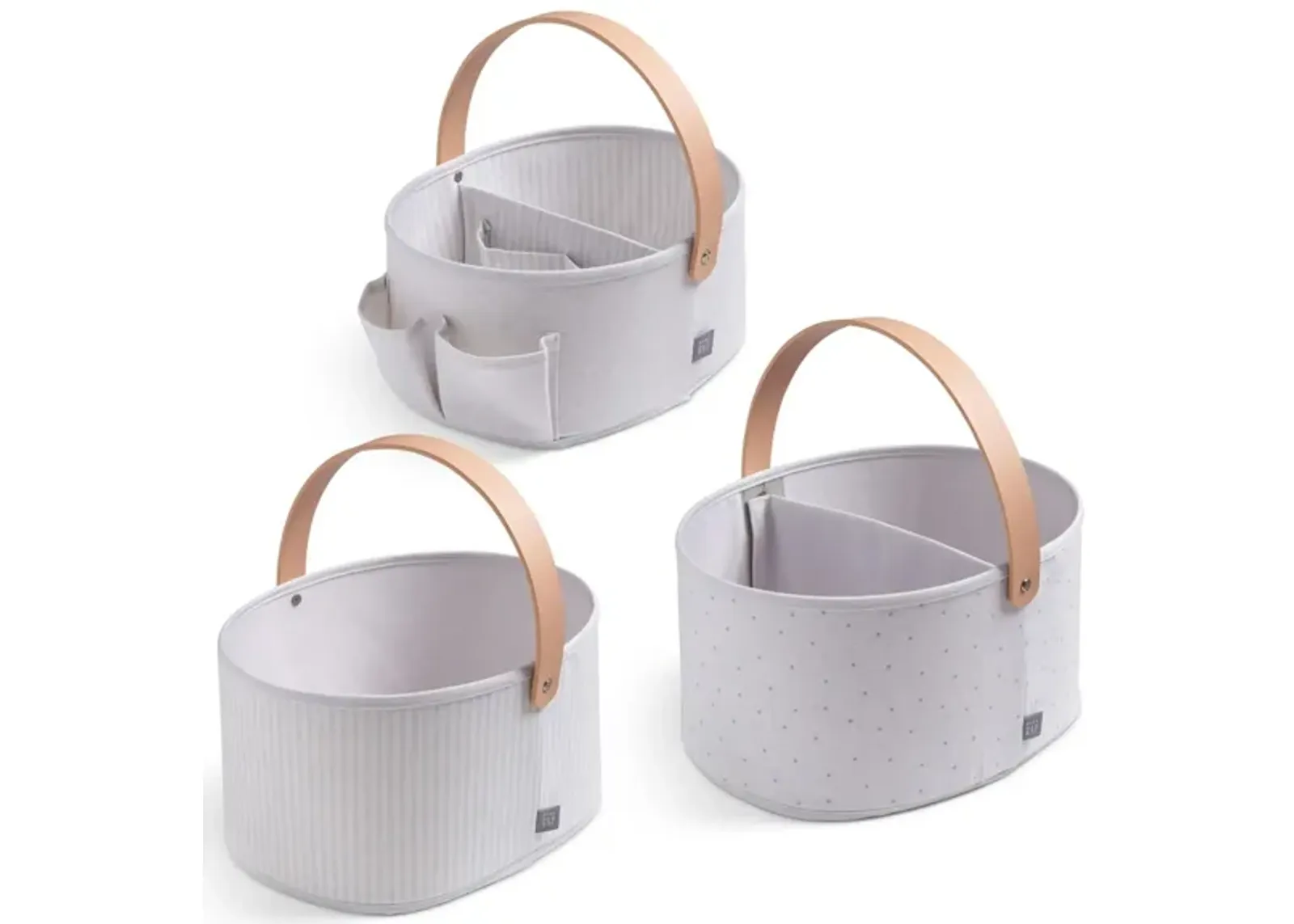 BabyGap 3-Pack Storage Bins with Handles by Delta Children in Gray by Delta Children