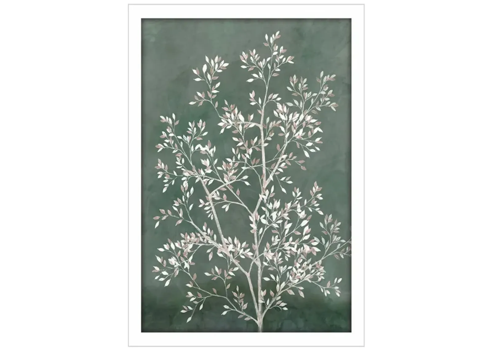 Sonny Delicate Tree I Wall Art in Green