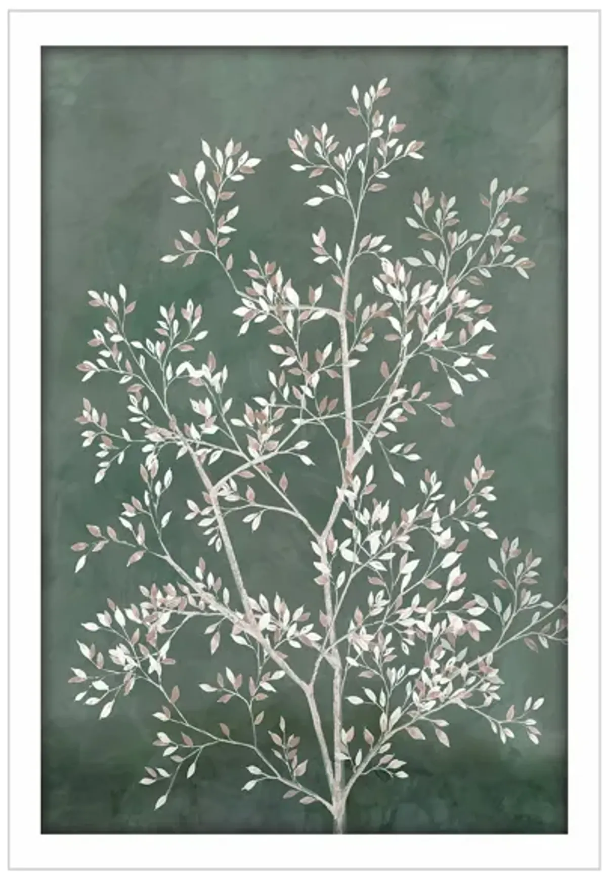 Sonny Delicate Tree I Wall Art in Green