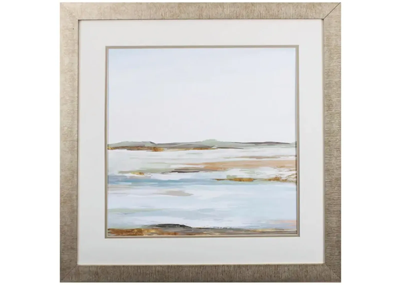 Vastness I Wall Art in Light Blue, Blush, Green by Propac Images