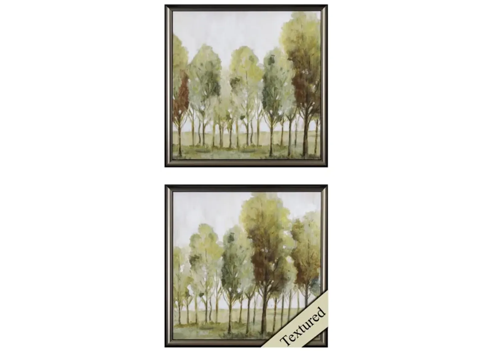 Silent Fall S/2 Wall Art in Green, Brown Neutral by Propac Images