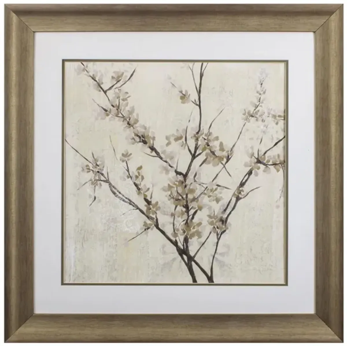 Neutral Blossoms Cream I Wall Art in Brown, Cream, Blush, Neutral by Propac Images