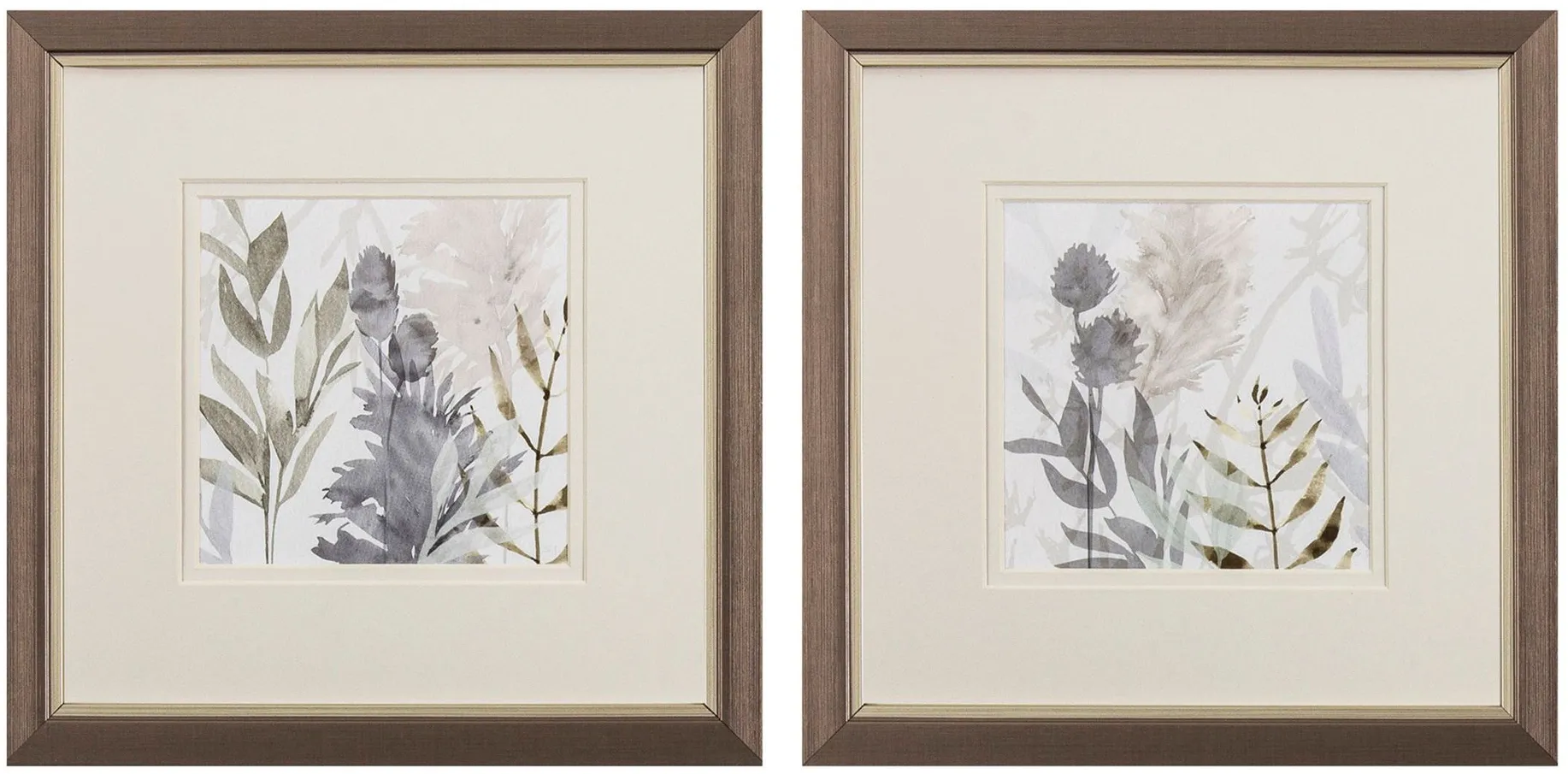 Shadow Woods Wall Art in Gray, Brown, Cream, Neutral by Propac Images