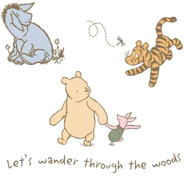 Storytime Pooh Wall Decals