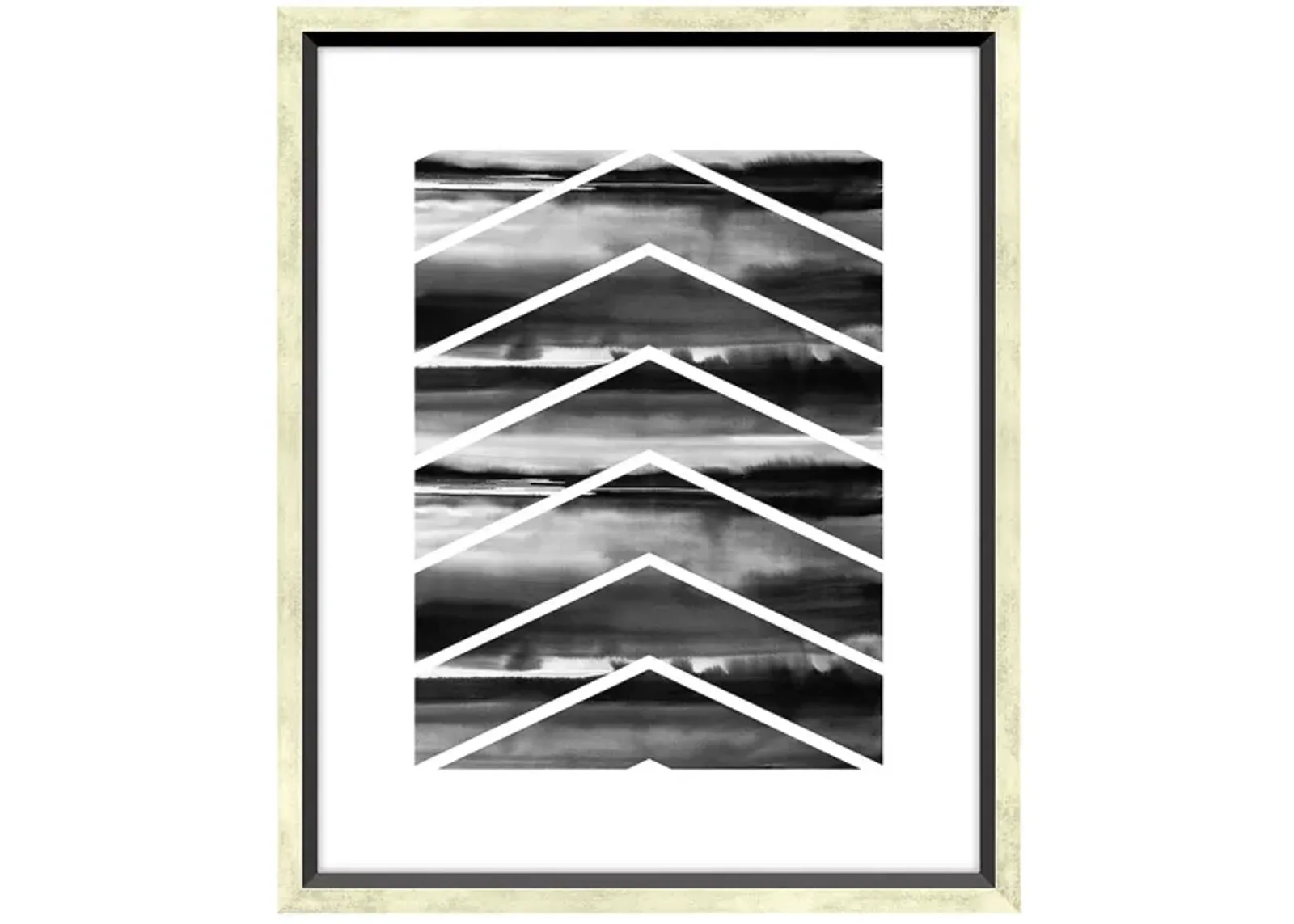 Array Black - Arrows Wall Art in BLACK/WHITE by Bellanest