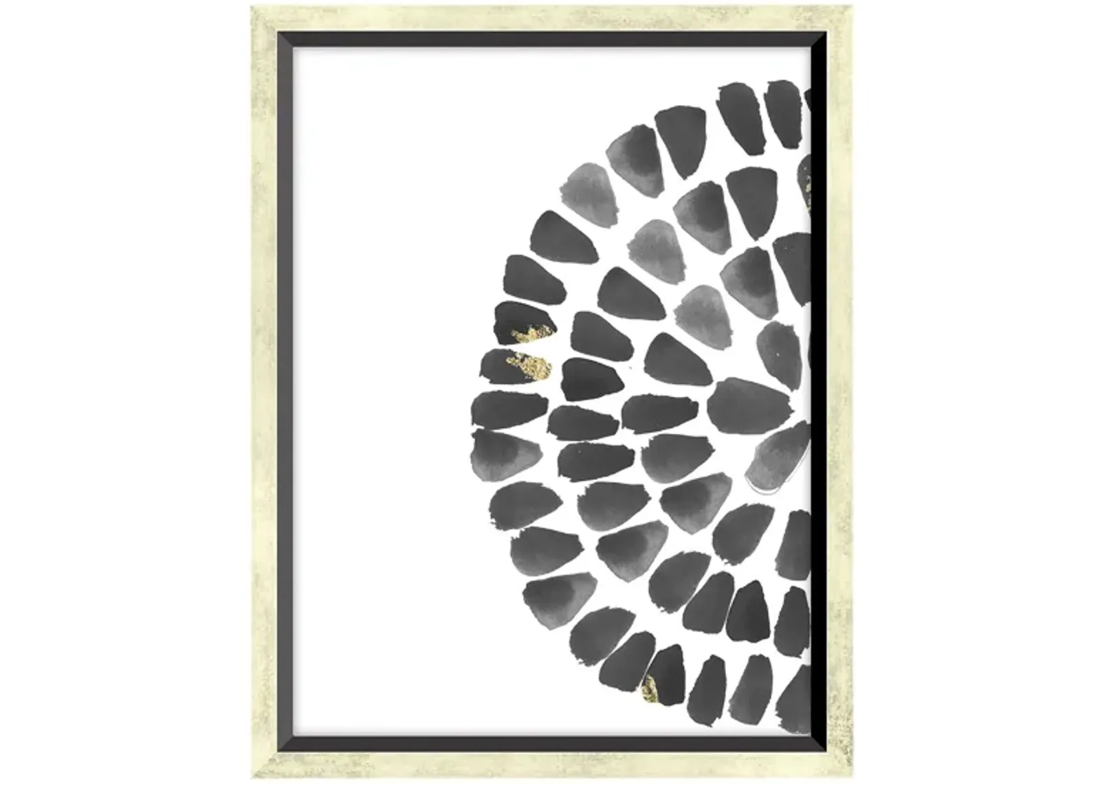 Array Black - Petal 2 Wall Art in BLACK/WHITE by Bellanest