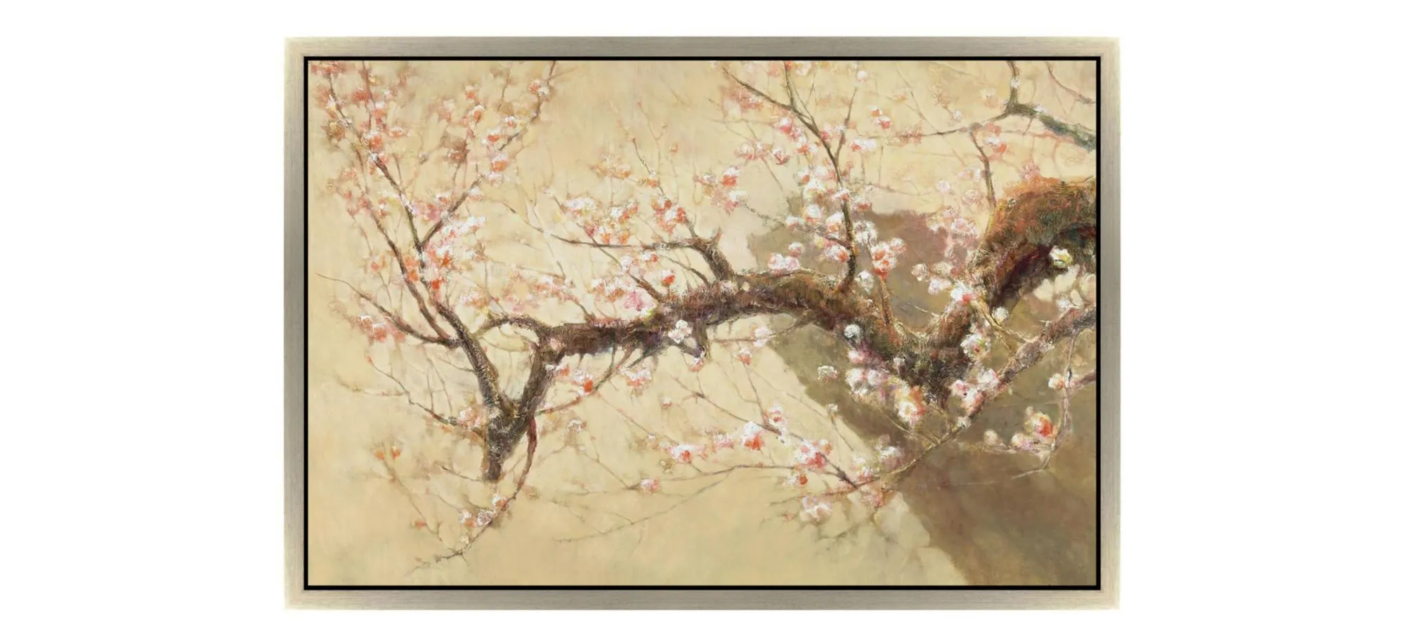 Flowering Branch Framed Canvas Wall Art in Multicolor by Prestige Arts /Ati Indust