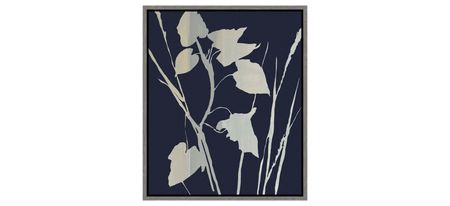 Sublime Vine 1 Wall Art in GREY & NAVY by Bellanest