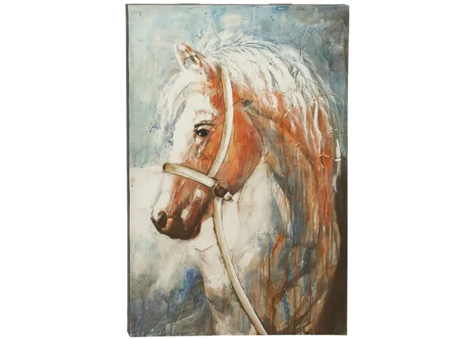 Ivy Collection Horse Wall Art in Brown by UMA Enterprises