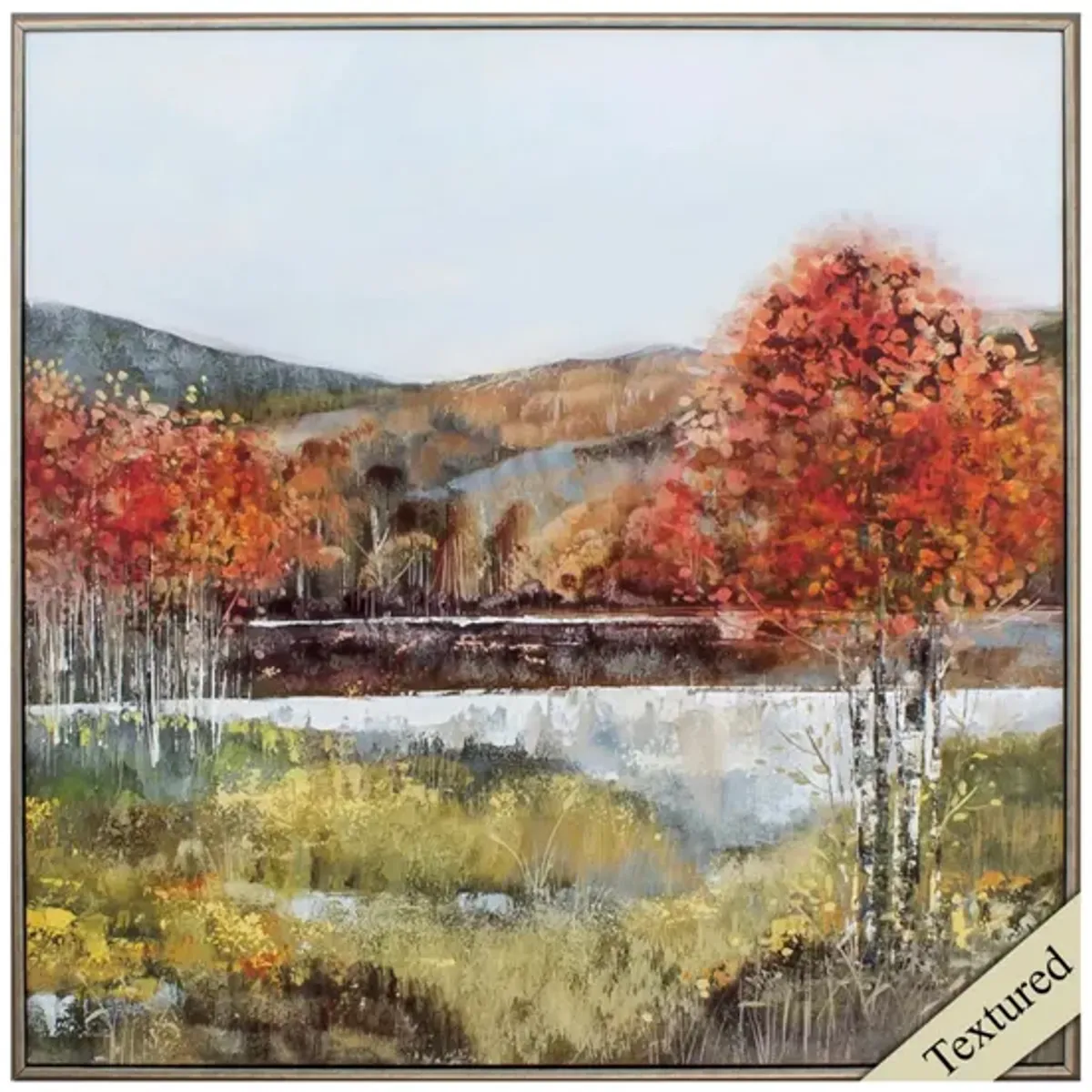 Autumn Breeze I Wall Art in Red, Green, Brown, Blue by Propac Images