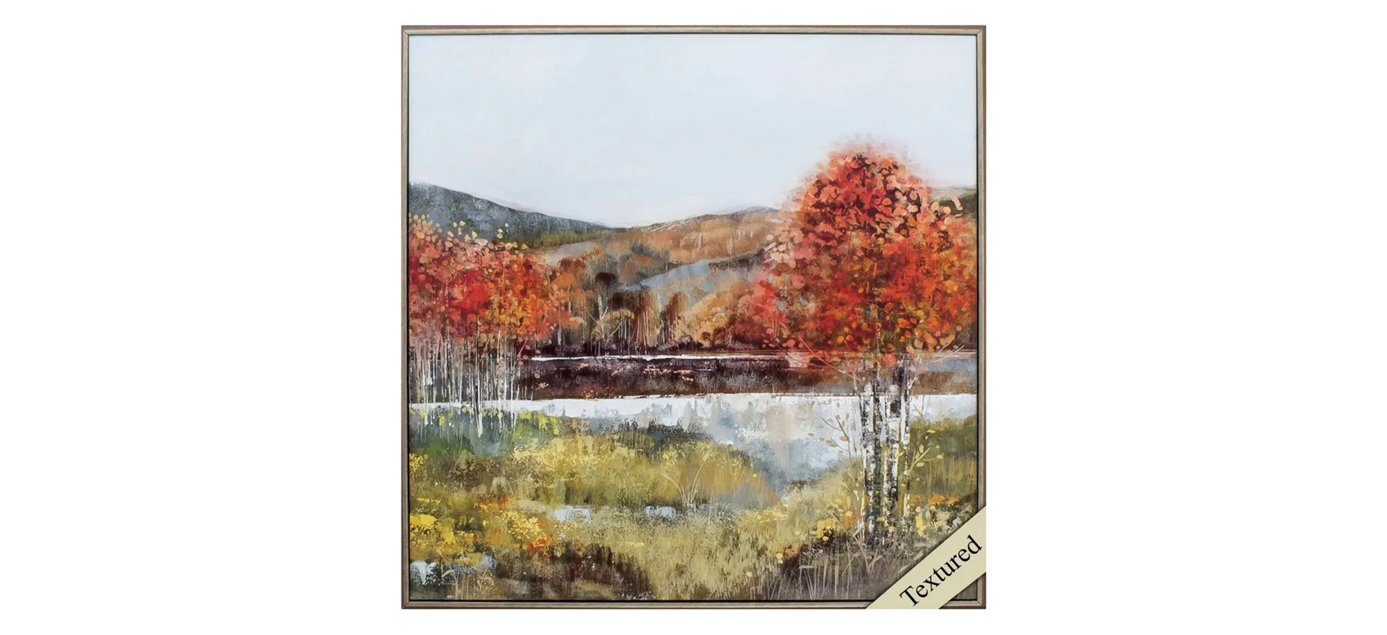 Autumn Breeze I Wall Art in Red, Green, Brown, Blue by Propac Images