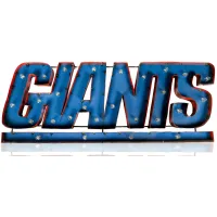 NFL Lighted Recycled Metal Sign in New York Giants by Imperial International