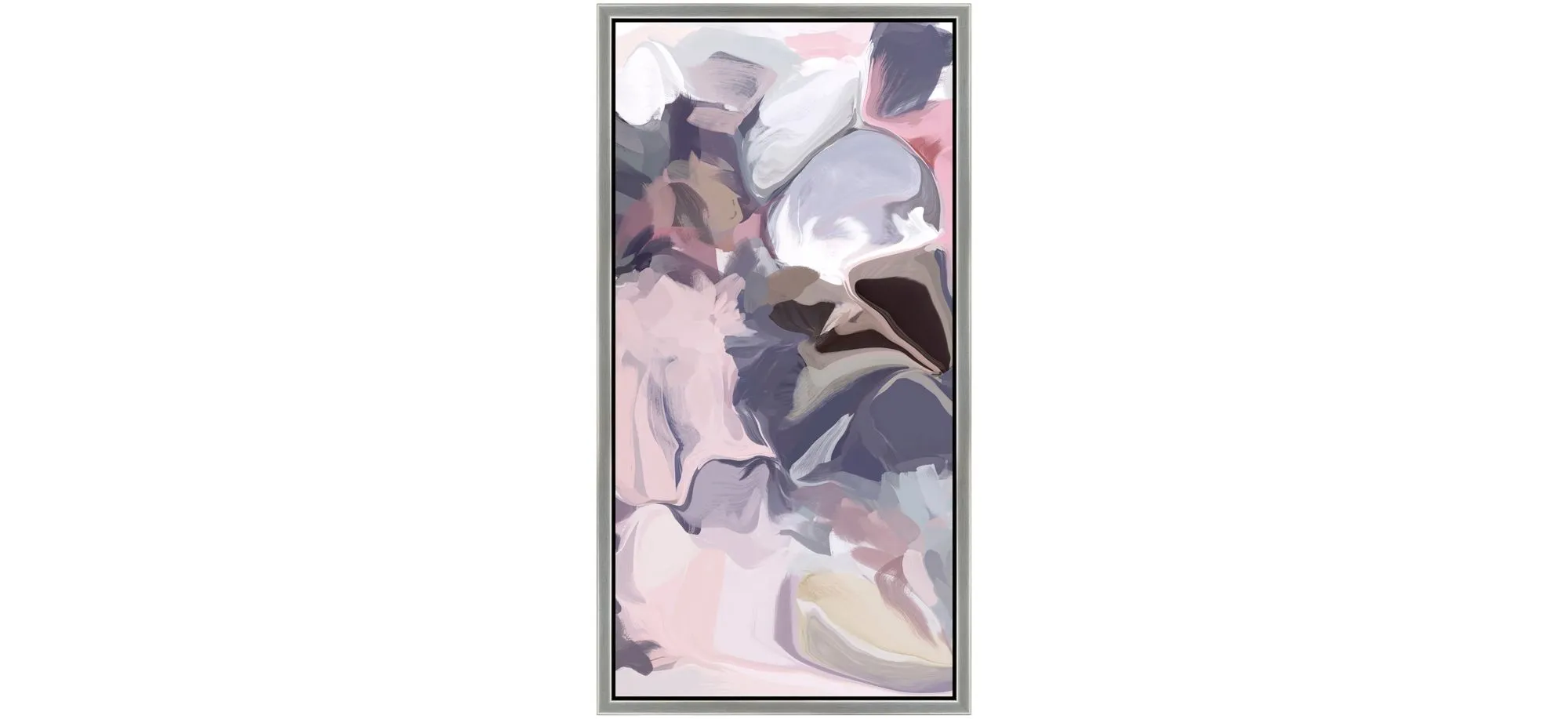 Playful Movement 1 Wall Art in Pink, Grey, Purple by Bellanest