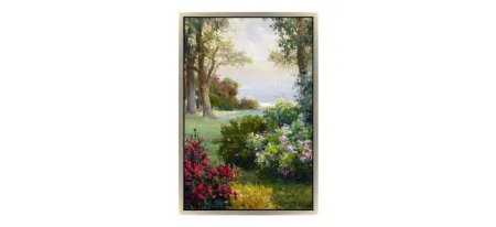 View to Lake Framed Wall Art in Multicolor by Prestige Arts /Ati Indust