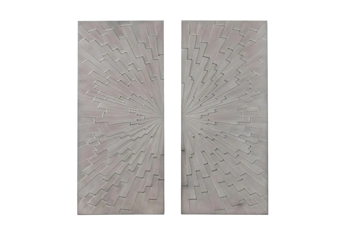 Colreavy 2-pc. Wall Panel Set in Gray by SEI Furniture