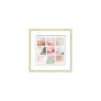 To the Nines III Wall Art in BLUSH/WHITE/GRAY by Bellanest