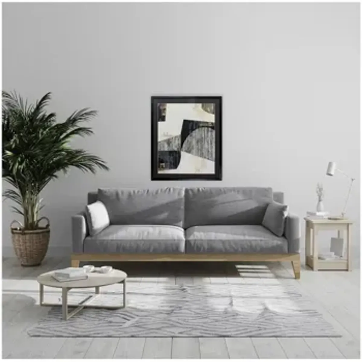 Black and Gold Lines I Wall Art