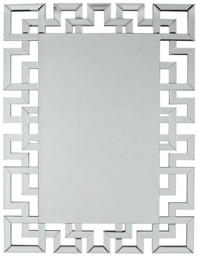 Jasna Contemporary Greek Key Framed Accent Mirror in Mirror by Ashley Express