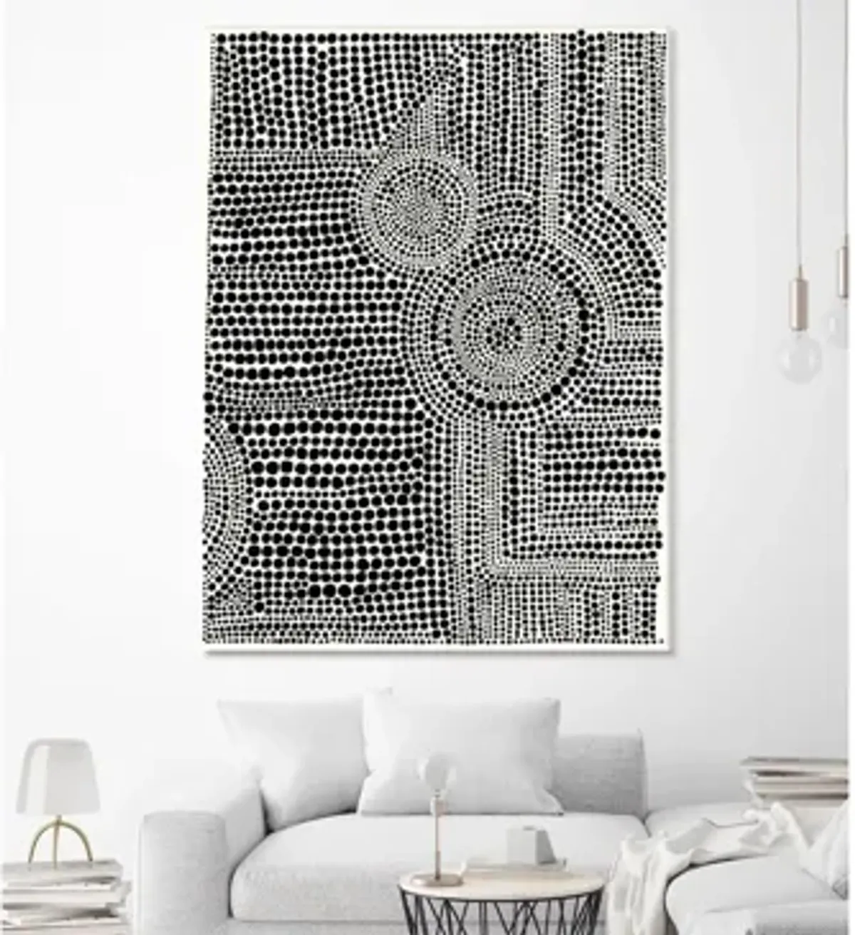 Clustered Dots A by Natasha Marie
