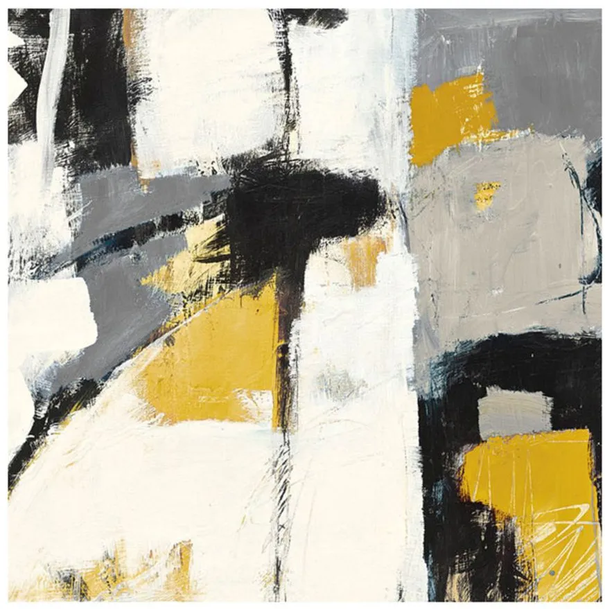 Yellow Catalina I by Mike Schick in Black;White;Yellow;Gray by Giant Art