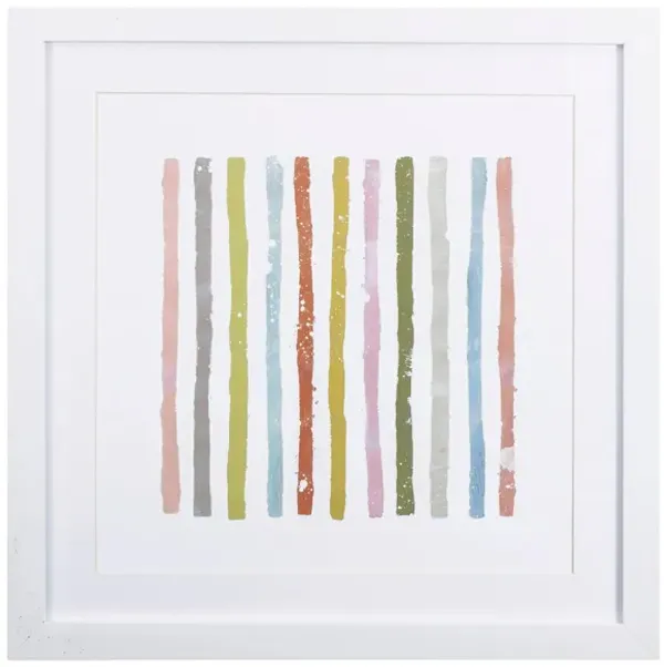 Colorful Lines Vertical Wall Art