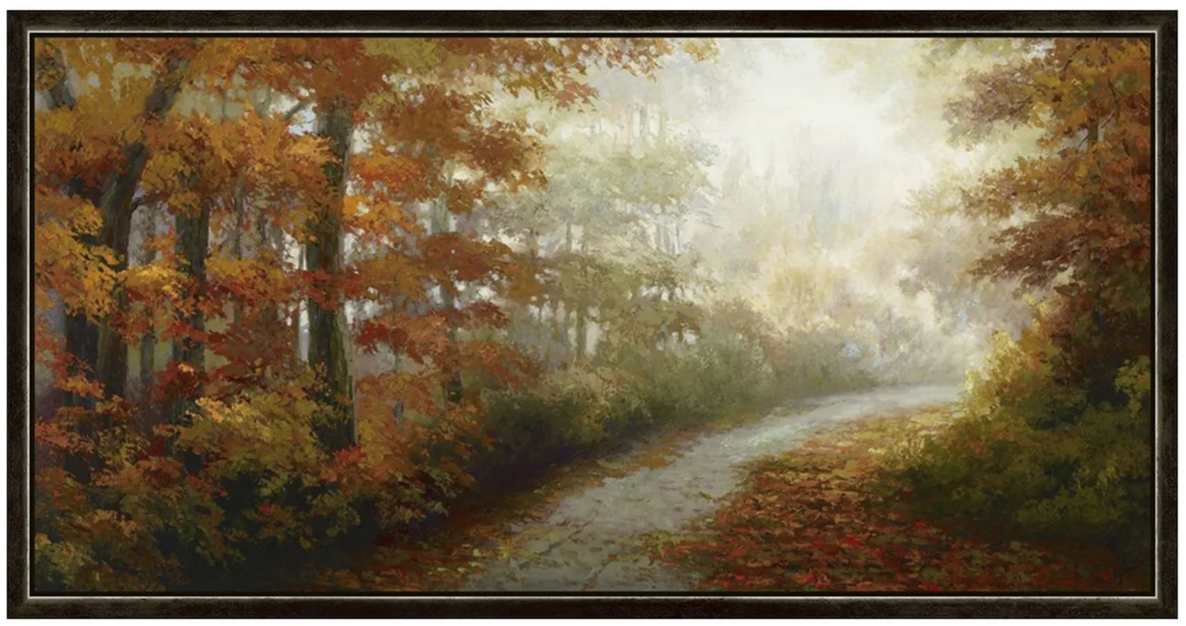 Fall Path Wall Art in Red;Gold;Green by Bellanest