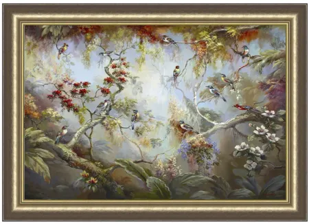 Birds & Branches Wall Art in Blue;Green;Red by Bellanest
