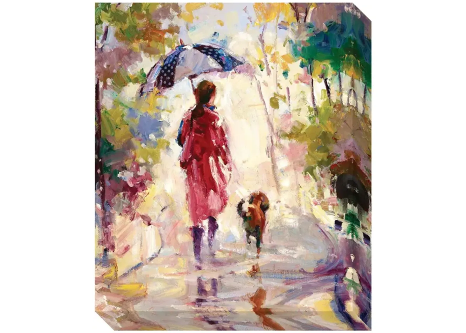 Right As Rain Canvas Wall Art in Multicolor by Prestige Arts /Ati Indust