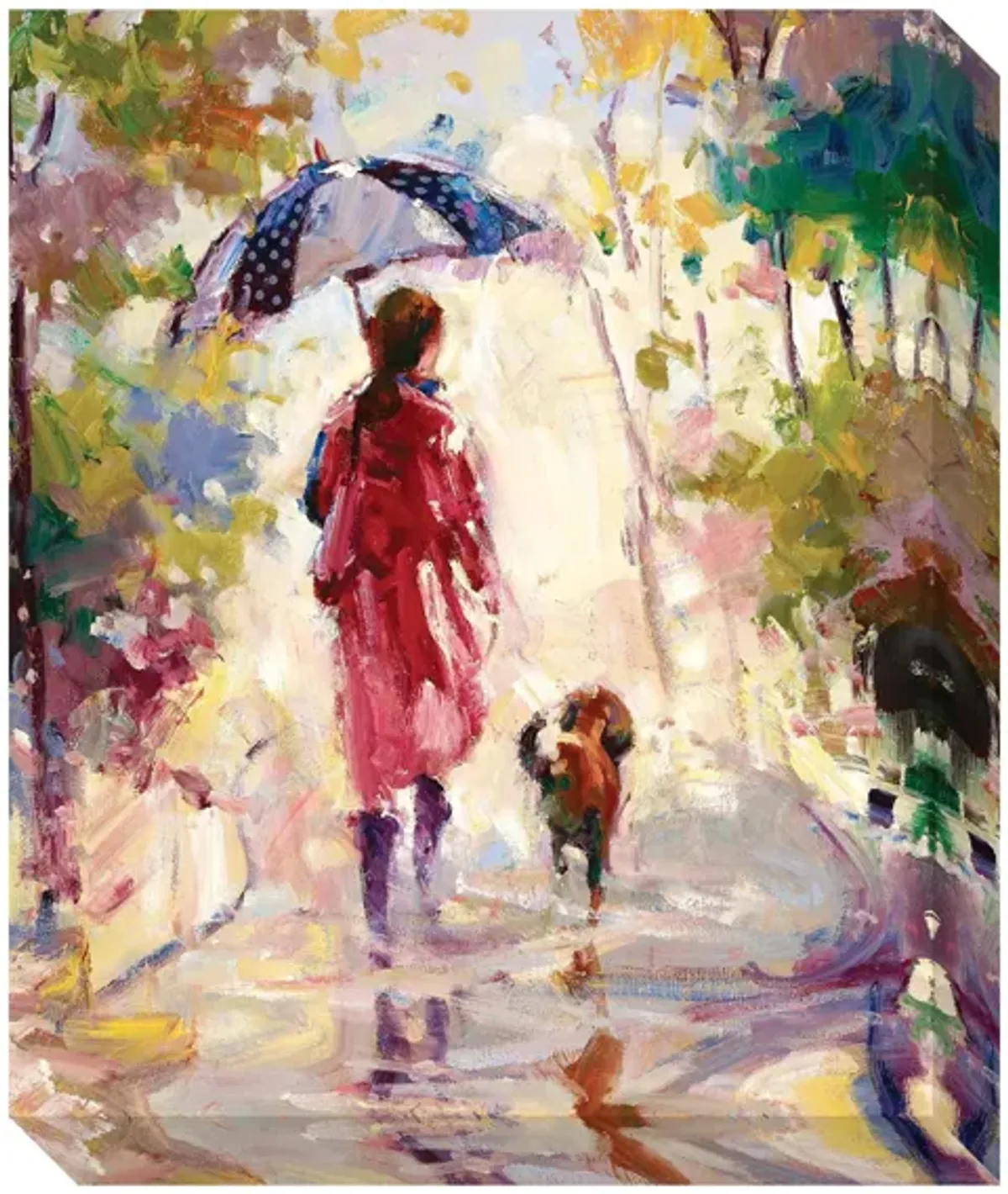 Right As Rain Canvas Wall Art in Multicolor by Prestige Arts /Ati Indust