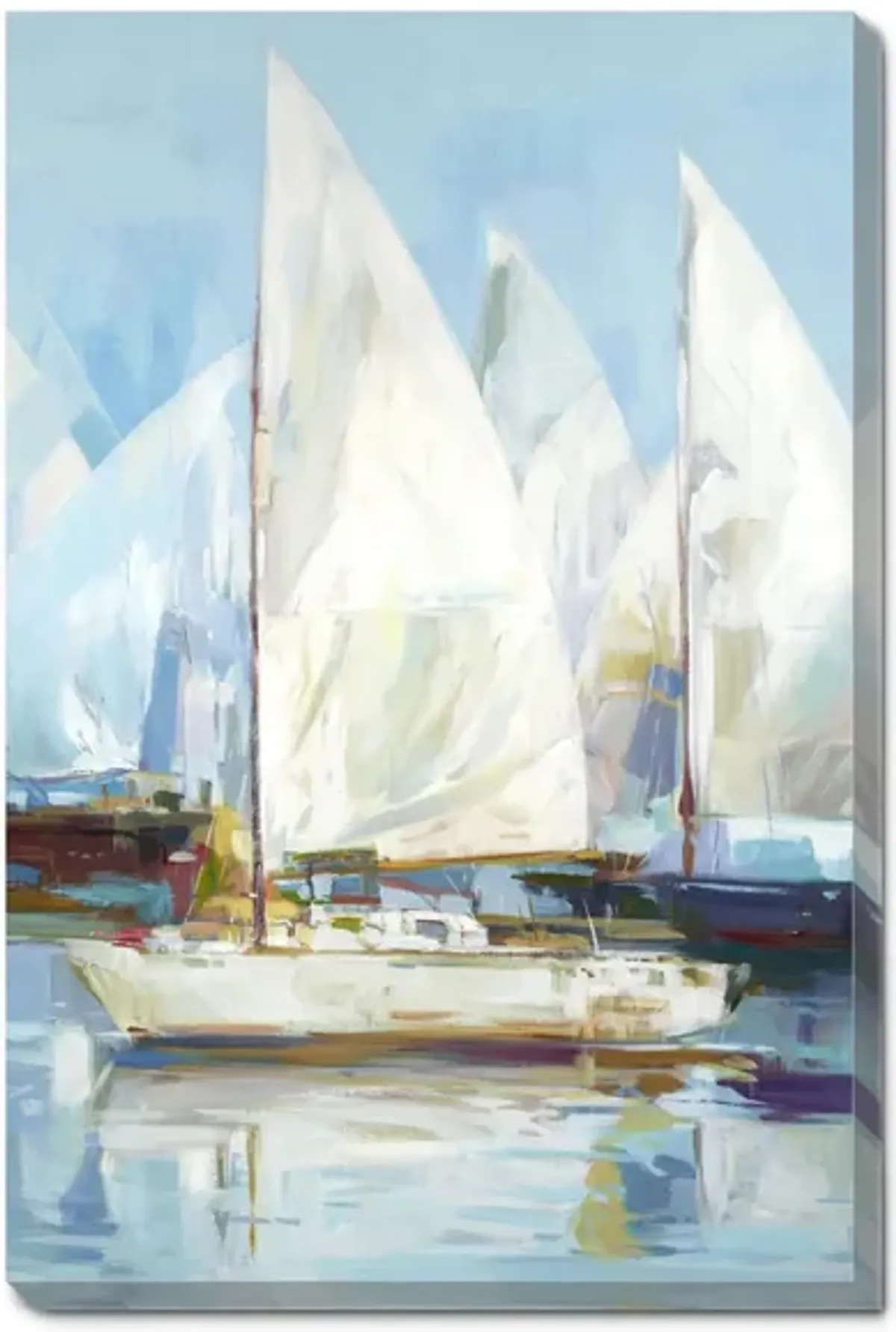 Group Sails Wall Art in Blue by Bellanest