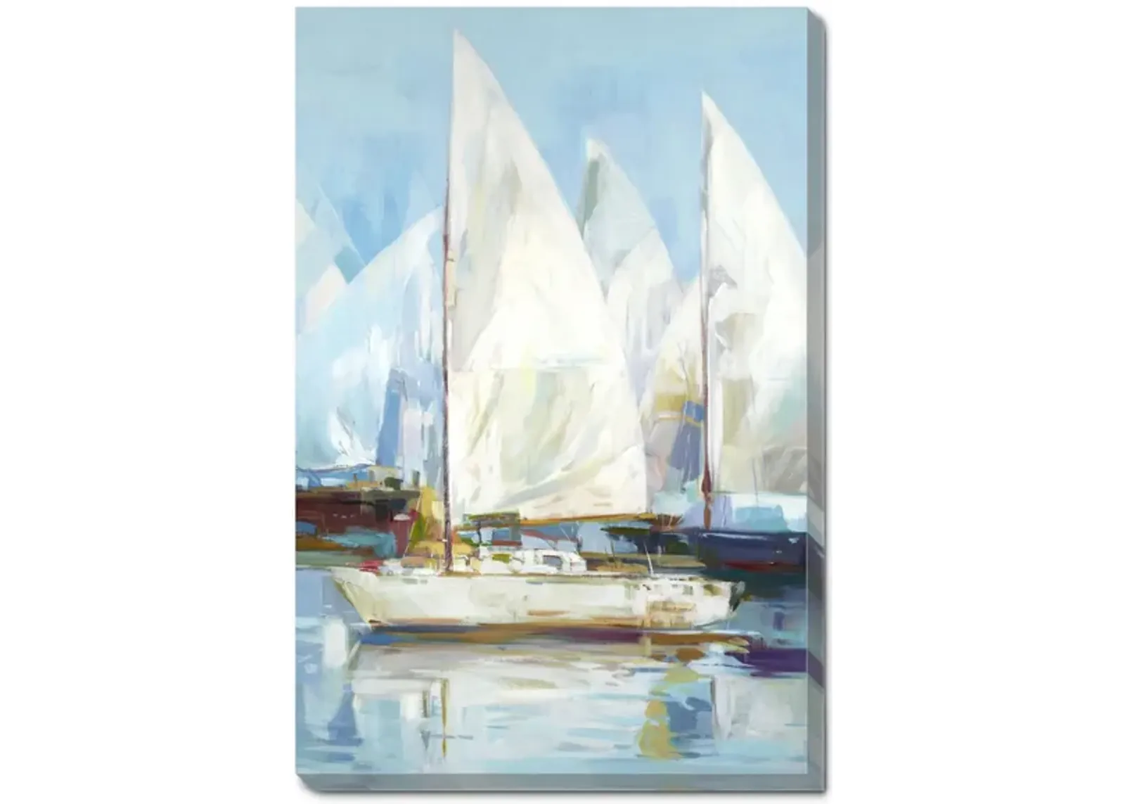 Group Sails Wall Art in Blue by Bellanest