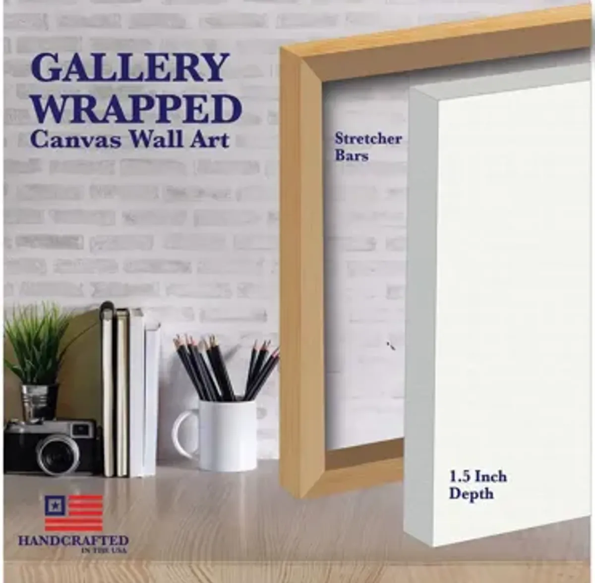 I Love the Rain Gallery Wrapped Canvas