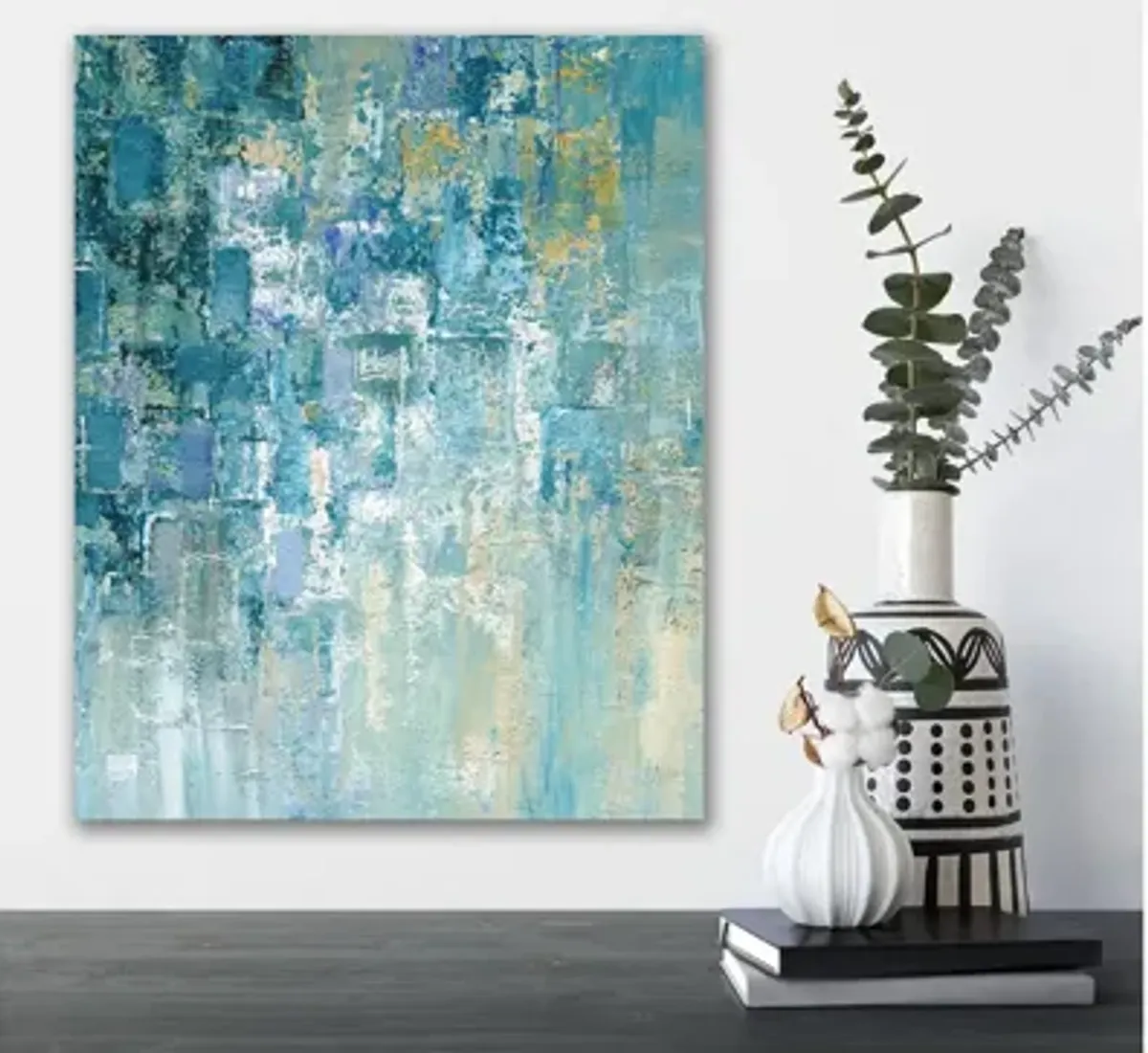 I Love the Rain Gallery Wrapped Canvas