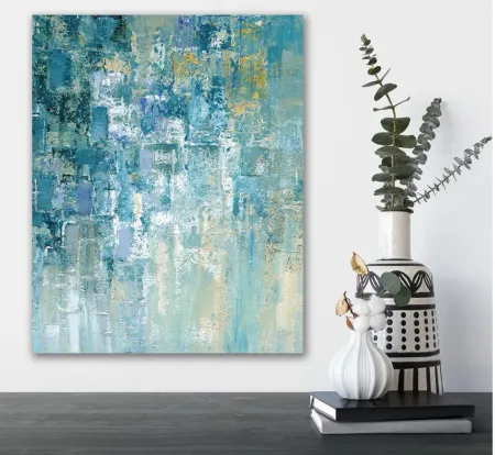 I Love the Rain Gallery Wrapped Canvas in Multi by Courtside Market
