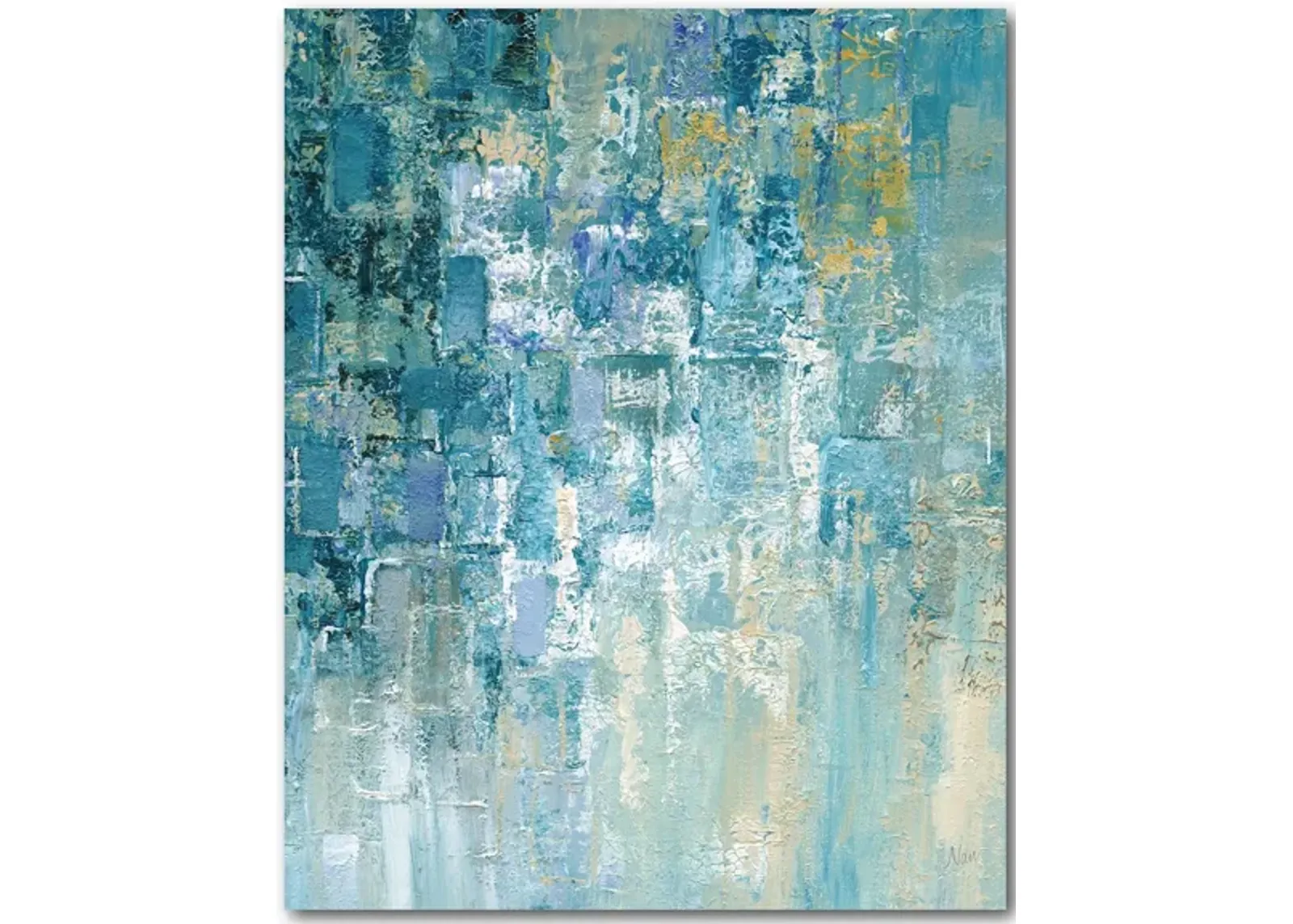 I Love the Rain Gallery Wrapped Canvas in Multi by Courtside Market