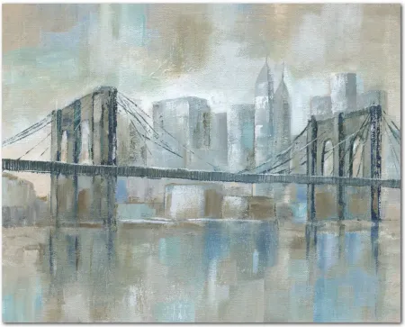 East River Wonder Gallery Wrapped Canvas in Multi by Courtside Market