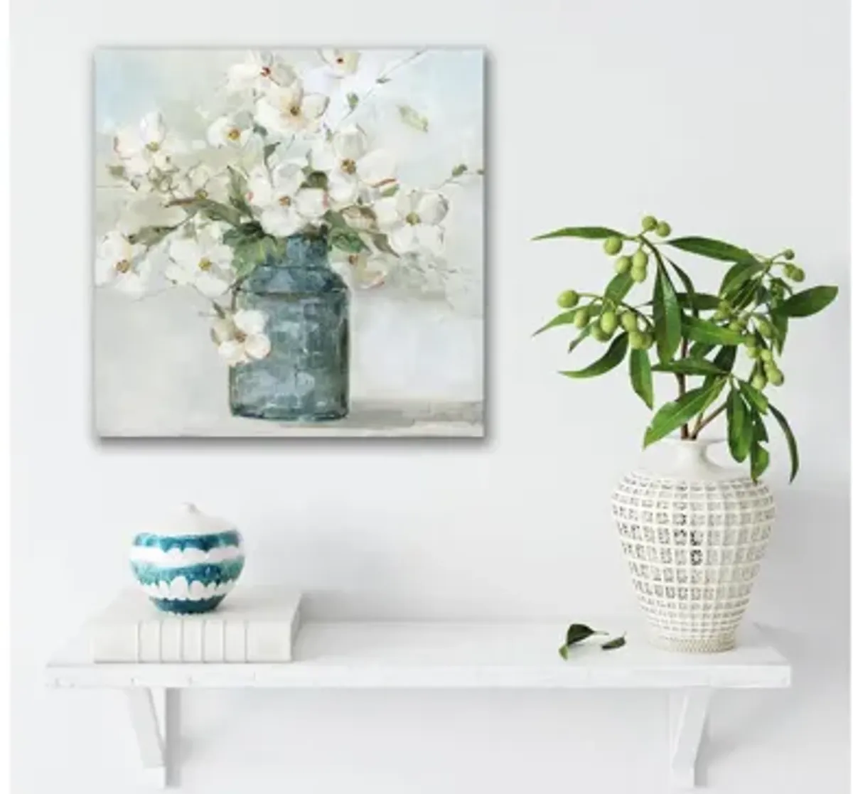 Cottage Charmer I Gallery Wrapped Canvas