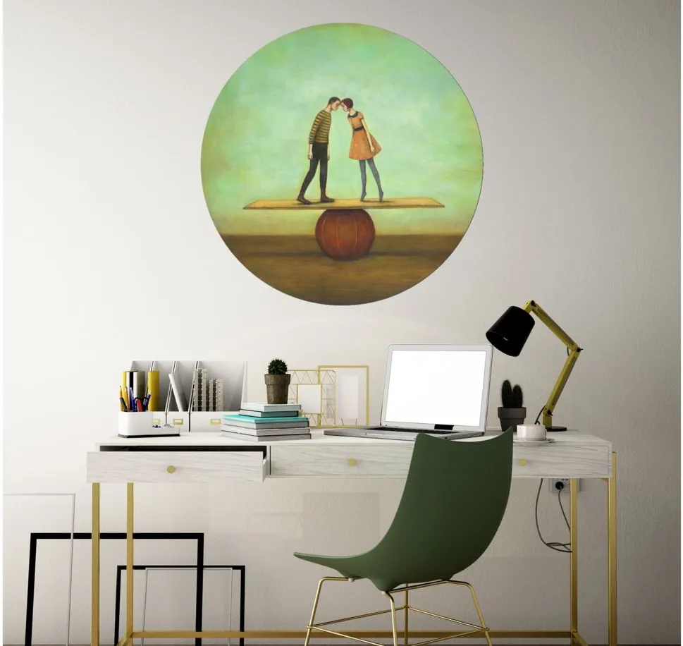 Find Equilibrium Circle Decal in Multi by Courtside Market