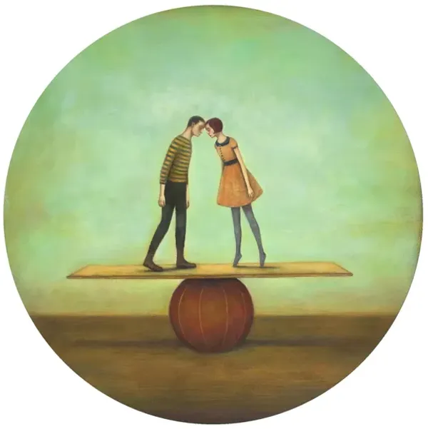 Find Equilibrium Circle Decal