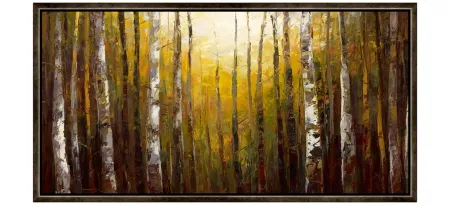 Landscape Birch Wall Art in Brown;Yellow;White by Prestige Arts /Ati Indust