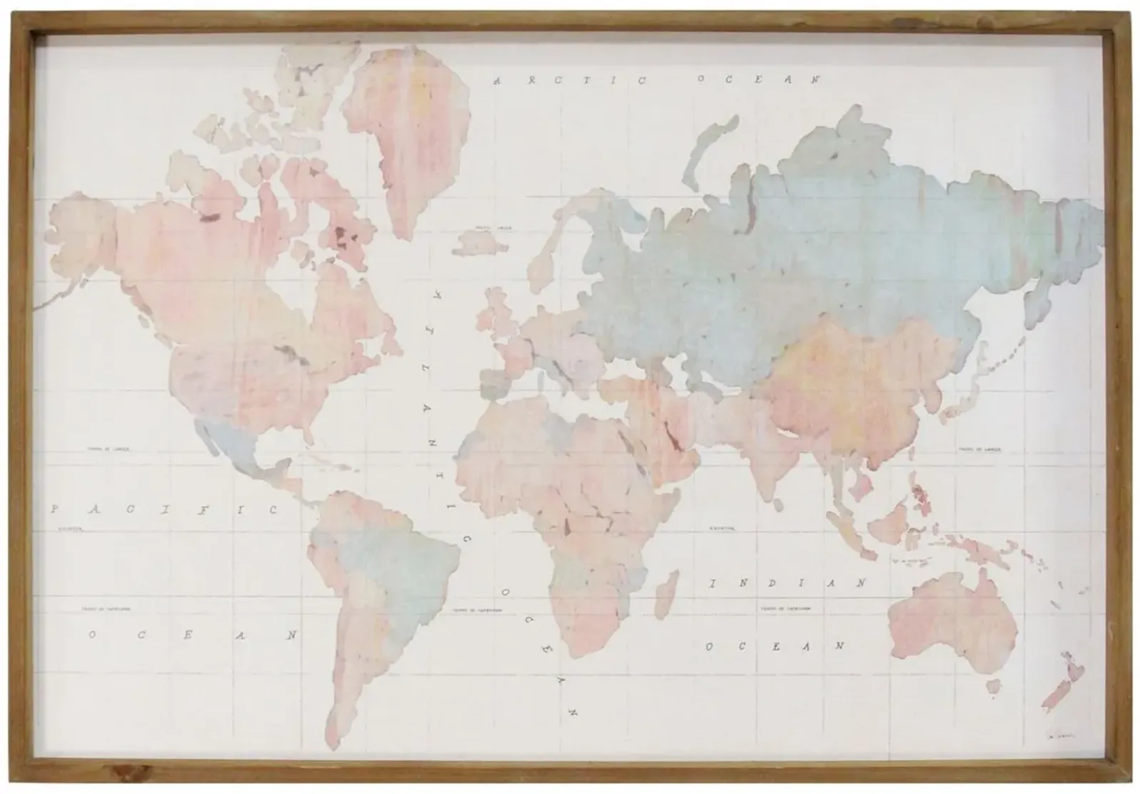 Around the World Wall Art in Multi by Stratton Home Decor