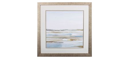 Vastness II Wall Art in Light Blue, Blush, Green by Propac Images