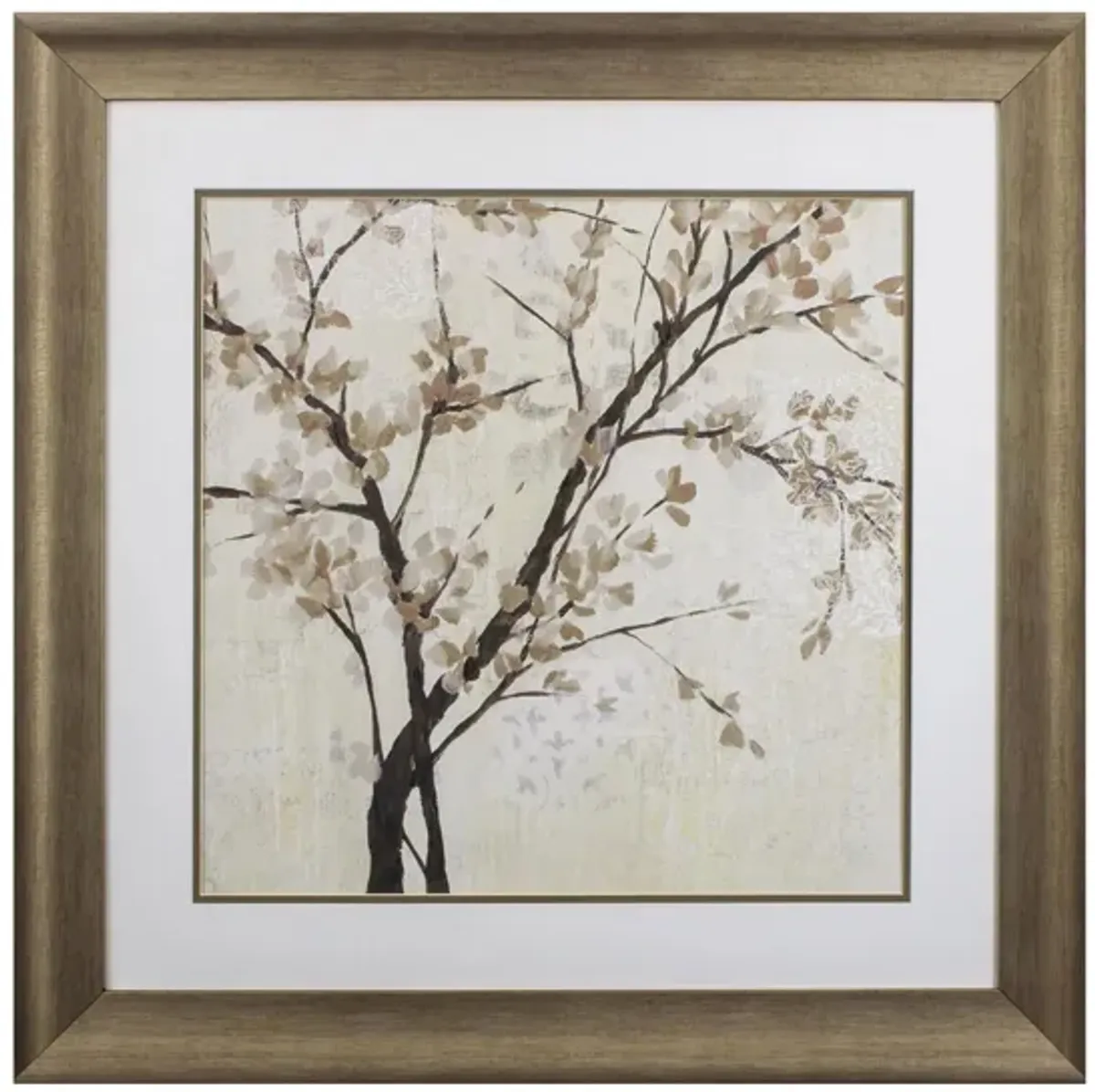 Neutral Blossoms Cream II Wall Art in Brown, Cream, Blush, Neutral by Propac Images