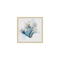 Calm Coral 2 Wall Art in WHITE, BLUE, GOLD by Bellanest