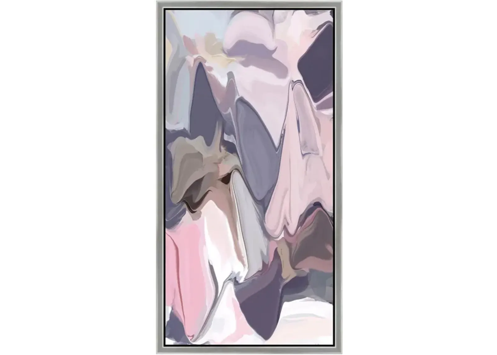 Playful Movement 2 Wall Art in Pink, Grey, Purple by Bellanest