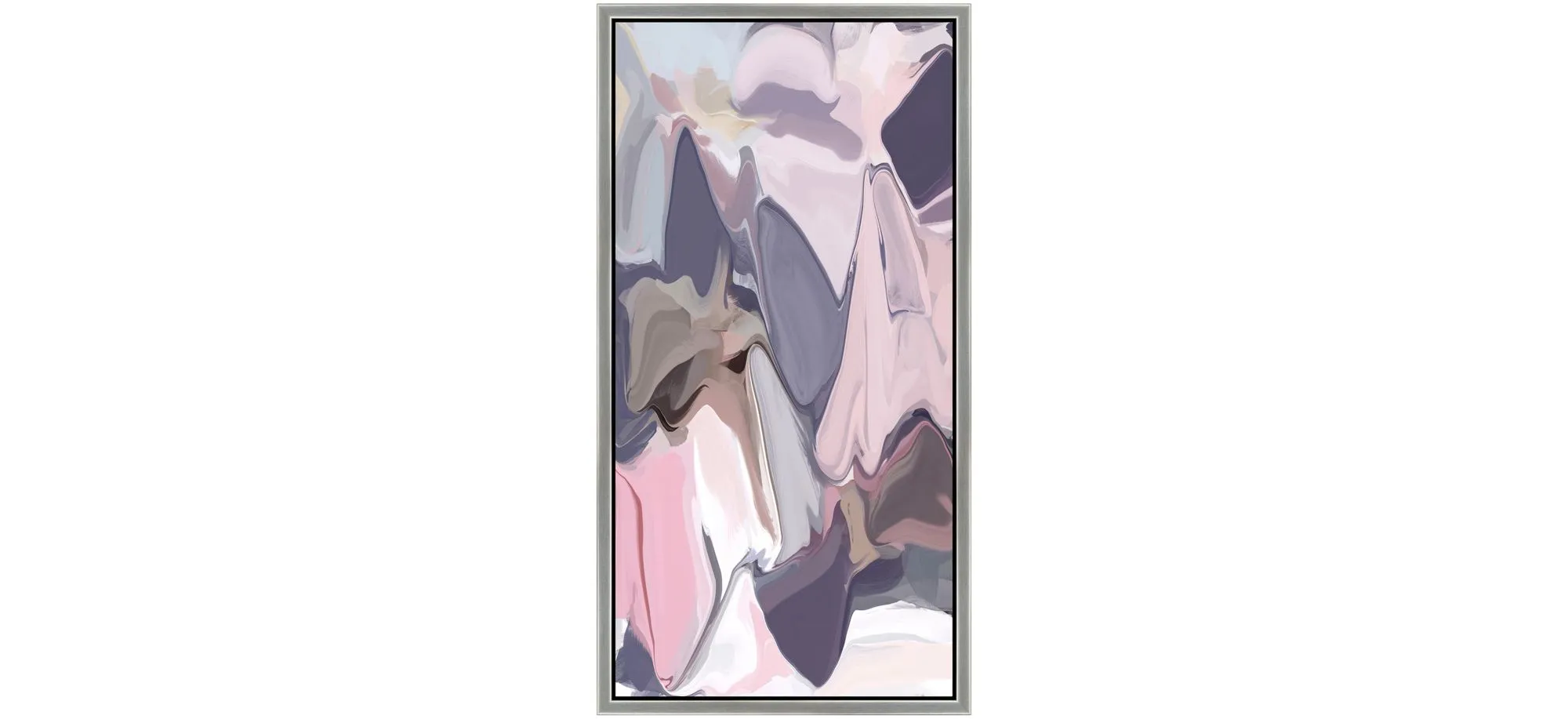 Playful Movement 2 Wall Art in Pink, Grey, Purple by Bellanest