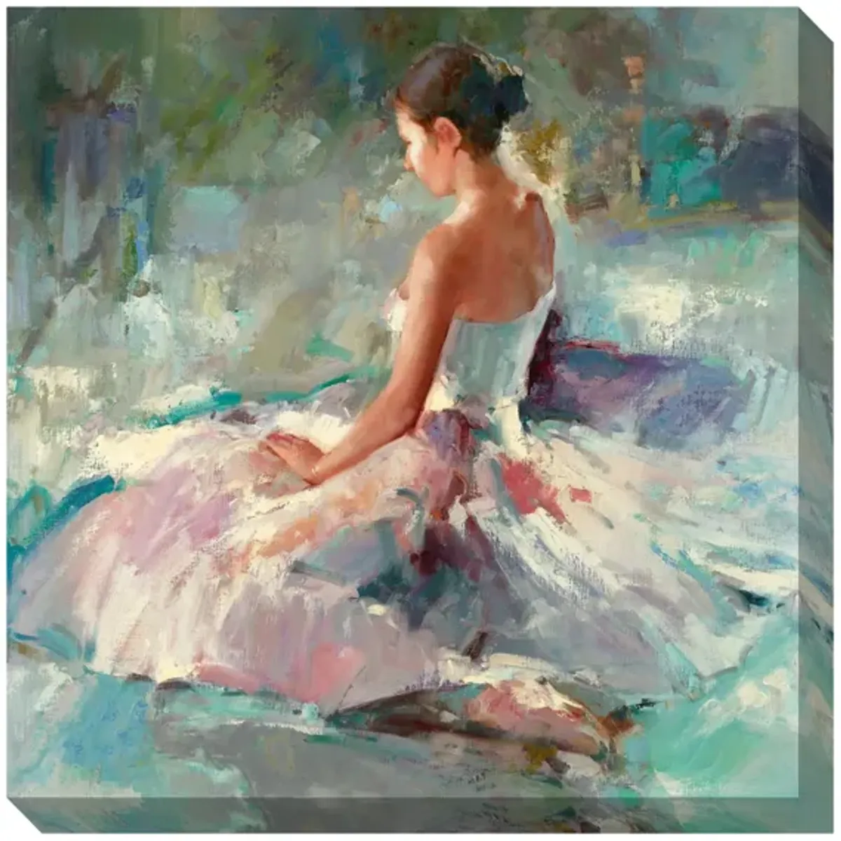 Ballerina Canvas Wall Art in MULTI by Bellanest