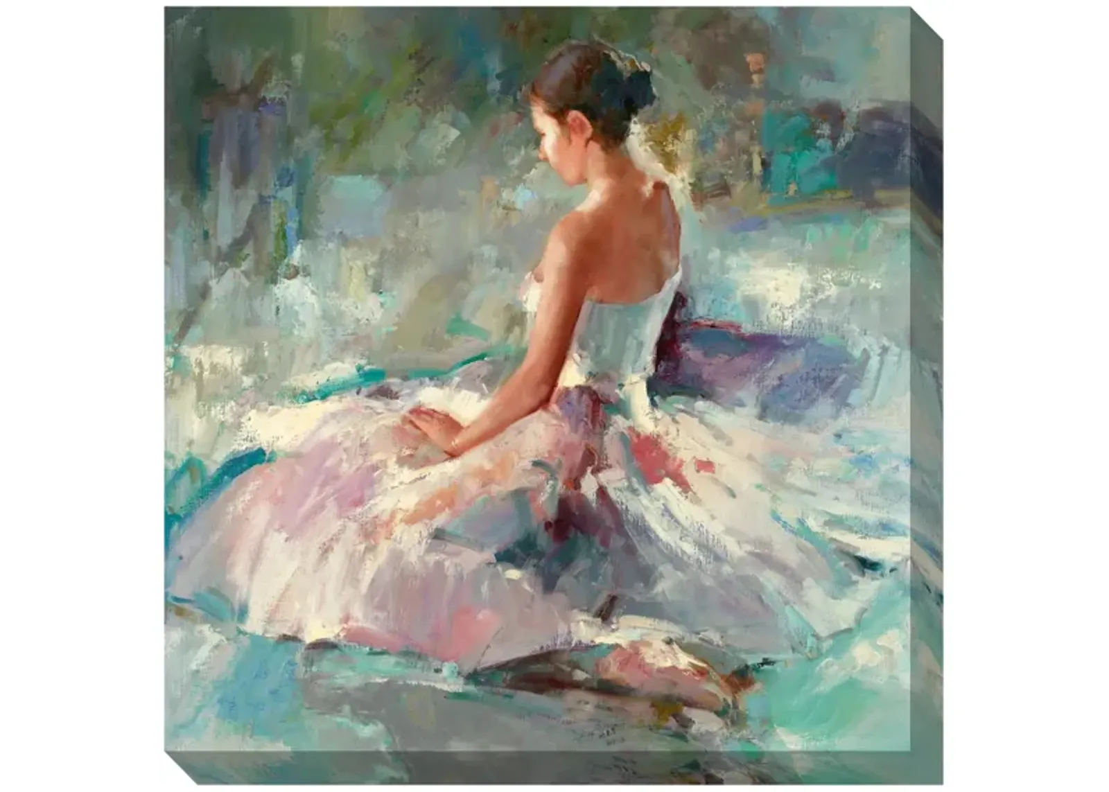 Ballerina Canvas Wall Art in MULTI by Bellanest